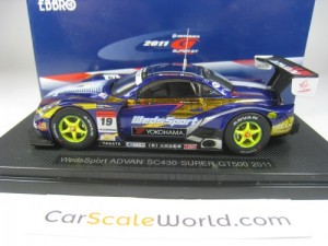 WEDSSPORT ADVAN SC430 SUPER GT500 2011 1/43 EBBRO