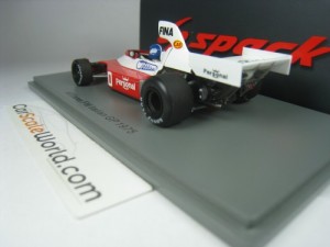 WILLIAMS FW ITALIAN GP 1975 RENZO ZORZI 1/43 SPARK