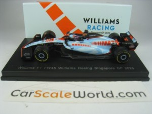 WILLIAMS RACING FW45 SINGAPORE GP 2023 ALEX ALBON 1/64 SPARK