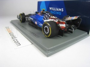 WILLIAMS RACING FW45 10TH USA GP 2023 LOGAN SARGEANT 1/43 SPARK