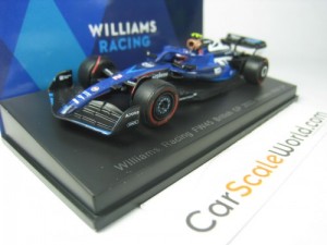 WILLIAMS RACING FW45 BRITISH GP 2023 LOGAN SERGEANT 1/64 SPARK