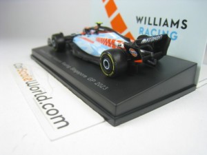 WILLIAMS RACING FW45 SINGAPORE GP 2023 LOGAN SERGEANT 1/64 SPARK