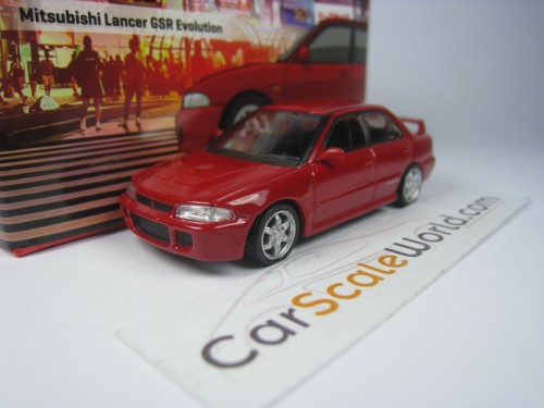 MITSUBISHI LANCER GSR EVOLUTION I 1/64 TARMAC (RED)