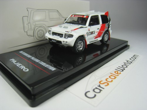 MITSUBISHI PAJERO EVOLUTION RALLIART 1/64 INNO64 (WHITE)