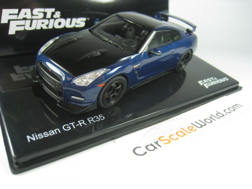 NISSAN GT-R R35 FAST AND FURIOUS 1/43 IXO ALTAYA