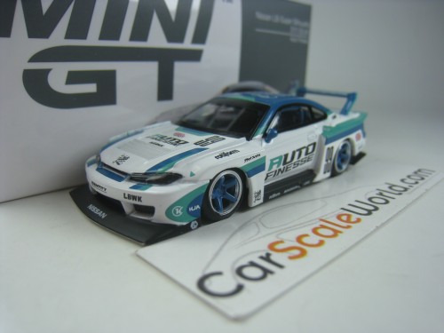 NISSAN LB-SUPER SILHOUETTE S15 SILVIA AUTO FINESSE (RHD) 1/64 MINI GT 