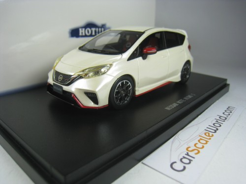 NISSAN NOTE NISMO S 2015 (RHD) 1/43 EBBRO (BRILLANT WHITE PEARL)