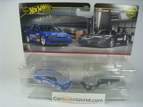 NISSAN PRIMERA 1994 NISSAN R390 GT1 HOTWHEELS TWIN PACK