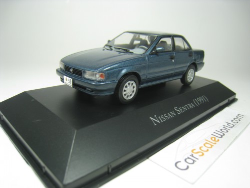 NISSAN SENTRA 1991 1/43 IXO SALVAT (BLUE) WITH BLI