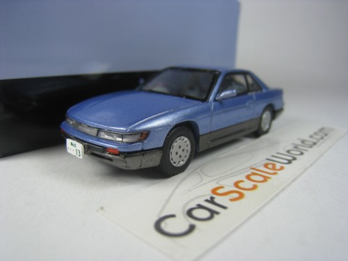 NISSAN SILVIA S13 1/64 J COLLECTION (BLUE/GREY)