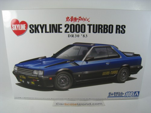 NISSAN SKYLINE 2000 TURBO RS DR30 1/24 AOSHIMA (KIT ASSEMBLY)