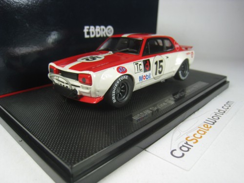 NISSAN SKYLINE GT-R KPGC10 RACING 1972 FUJI 1/43 EBBRO