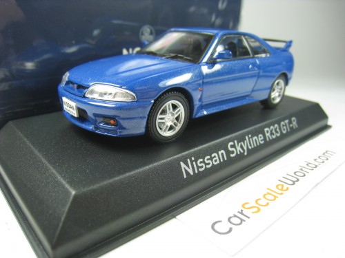 NISSAN SKYLINE GT-R R33 1995 1/43 NOREV (BLUE)