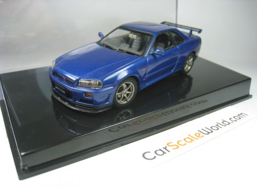 NISSAN SKYLINE GT-R R34 1/43 AUTOART (BLUE)