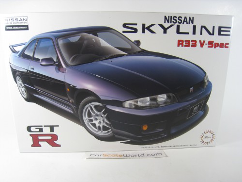 NISSAN SKYLINE GT-R R33 V-SPEC 1/24 FUJIMI (KIT AS
