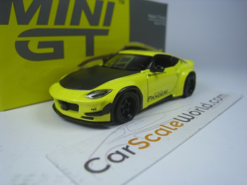 NISSAN Z PANDEM 1/64 MINI GT (IKAZUCHI YELLOW)