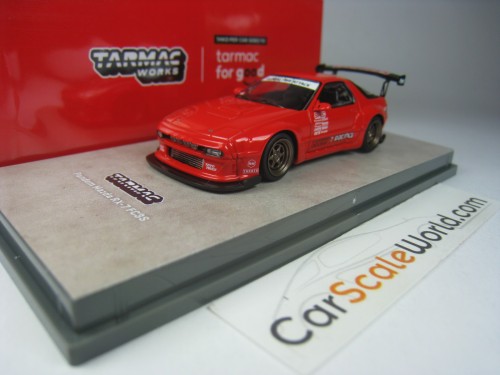 PANDEM MAZDA RX-7 FC3S 1/64 TARMAC (RED)