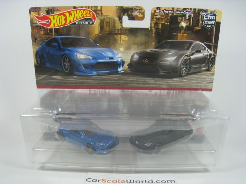 PANDEM SUBARU BRZ - LEXUS RCF GT3 TWIN PACK HOTWHEELS 