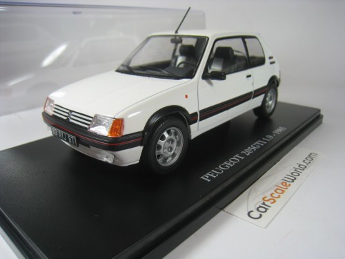 PEUGEOT 205 GTI 1.9 1985 1/24 IXO HACHETTE (WHITE)