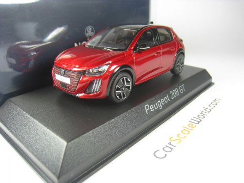 PEUGEOT 208 GT 2024 1/43 NOREV (ELIXIR RED)