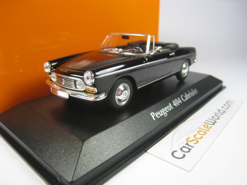 PEUGEOT 404 CABRIOLET 1962 1/43 MAXICHAMPS (BLACK)