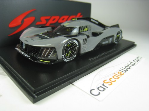 PEUGEOT 9X8 HYPERCAR 2022 1/43 SPARK (GREY/BLACK)