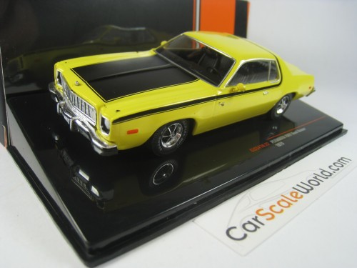 PLYMOUTH FURY ROAD RUNNER 1975 1/43 IXO (YELLOW/BLACK)