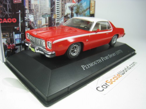 PLYMOUTH FURY SPORT 1975 1/43 IXO ALTAYA (RED/WHITE)