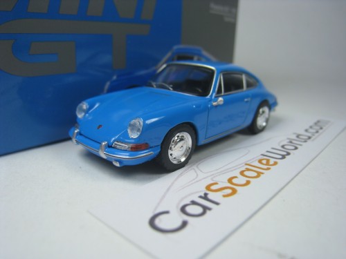 PORSCHE 901 (911) 1963 1/64 MINI GT (QUICK BLAU)