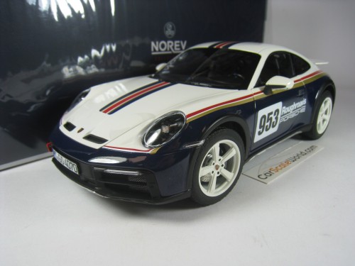 PORSCHE 911 DAKAR ROUGHROADS 2023 1/18 NOREV (WHITE/BLUE)