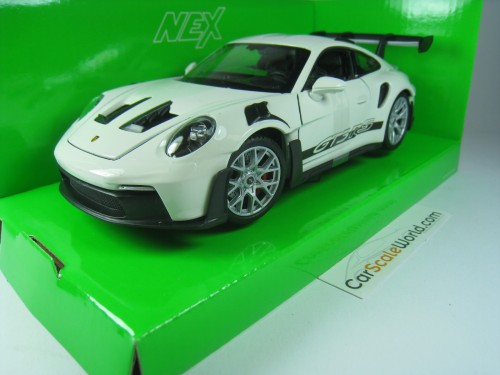 PORSCHE 911 GT3 RS (992) 1/24 WELLY (WHITE)