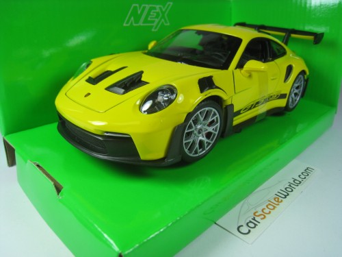 PORSCHE 911 GT3 RS (992) 1/24 WELLY (YELLOW)