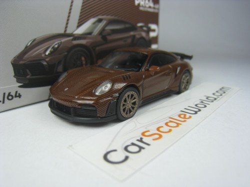 PORSCHE 992 STINGER GTR 1/64 POP RACE (BROWN CARBON)