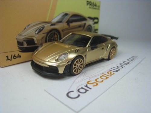 PORSCHE 992 STINGER GTR 1/64 POP RACE (MATT GOLD)