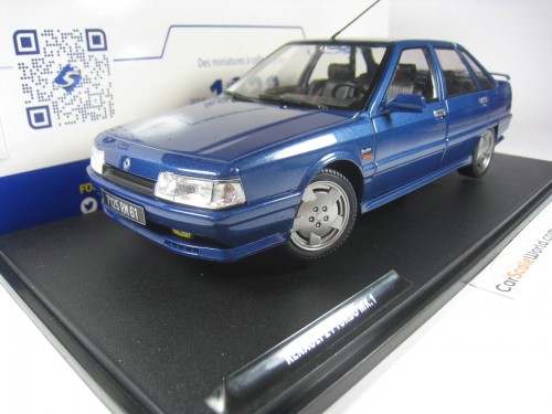 RENAULT 21 TURBO 1/18 SOLIDO (BLUE METALLIC)