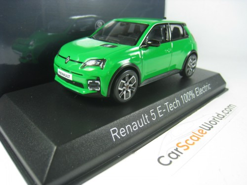 RENAULT 5 E-TECH 100% ELECTRIC 2024 1/43 NOREV (POP GREEN)