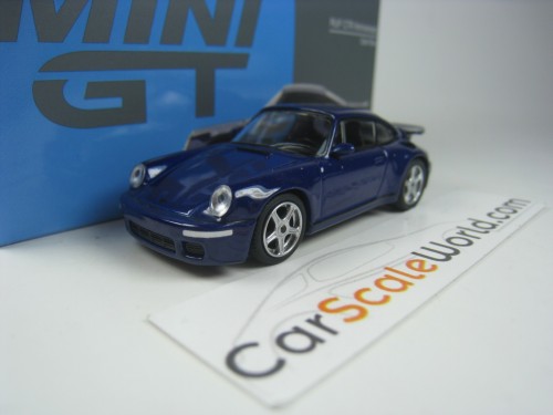 RUF CTR ANNIVERSARY 1/64 MINI GT (DARK BLUE)