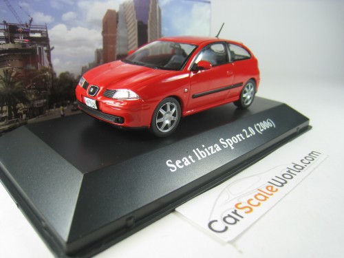 SEAT IBIZA SPORT 2.0 ROJO 2006 1/43 IXO ALTAYA (RED)