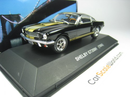 SHELBY GT 350H 1966 1/43 IXO ALTAYA (BLACK/GOLD STRIPES)