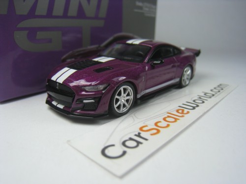 SHELBY GT500 2020 DRAGON SNAKE CONCEPT 1/64 MINI GT (FUCHSIA METALLIC)