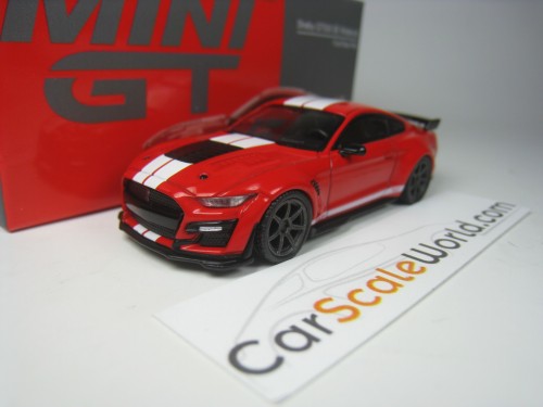 SHELBY GT500 SE WIDEBODY 1/64 MINI GT (FORD RACE RED)