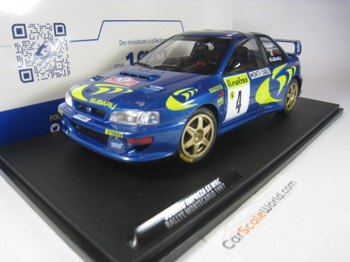 SUBARU IMPREZA 22B #4 RALLYE MONTE CARLO 1997 P. LIATTI 1/18 SOLIDO