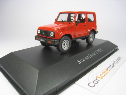 SUZUKI JIMNY 1992 - SAMURAI 1/43 IXO SALVAT (RED) WITH BLISTER