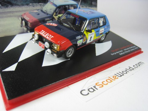 TALBOT SAMBA RALLYE VILLA DE LLANES 1984 B. MORATAL 1/43 IXO ALTAYA