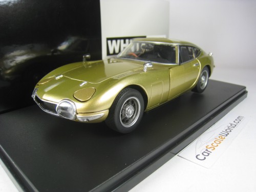 TOYOTA 2000 GT 1967 1/24 WHITEBOX (GOLD METALLIC)