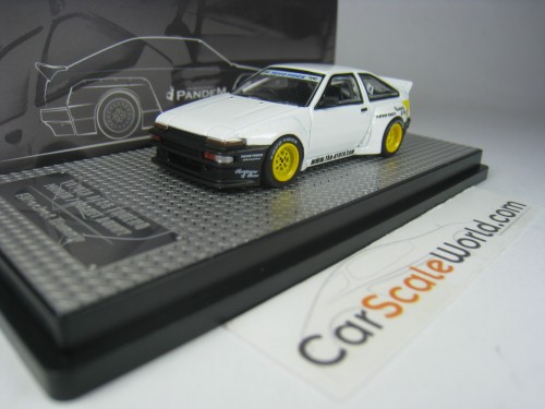 TOYOTA AE86 TRUENO PANDEM ROCKET BUNNY 1/64 INNO64 (WHITE)