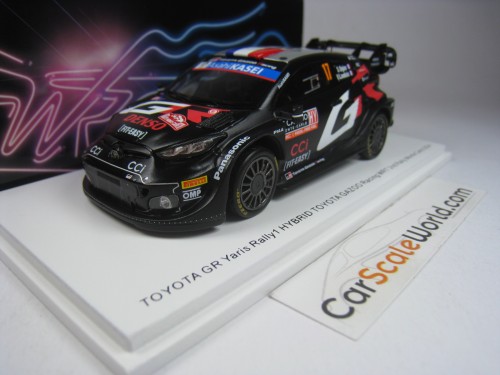 TOYOTA GR YARIS RALLY1 #17 2ND RALLYE MONTECARLO 2024 S. OGIER 1/43 SPARK