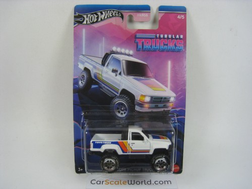 TOYOTA PICK UP TRUCK 1987 HOTWHEELS TUBULAR TRUCKS (4/5)