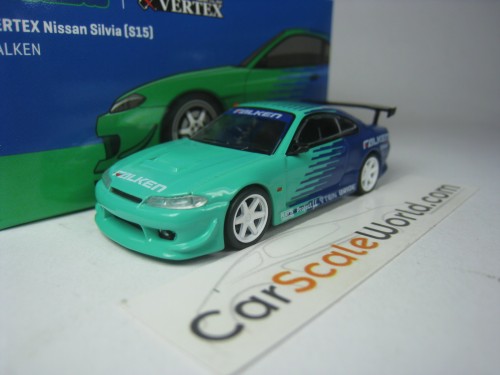 VERTEX NISSAN SILVIA S15 FALKEN 1/64 TARMAC (GREEN)