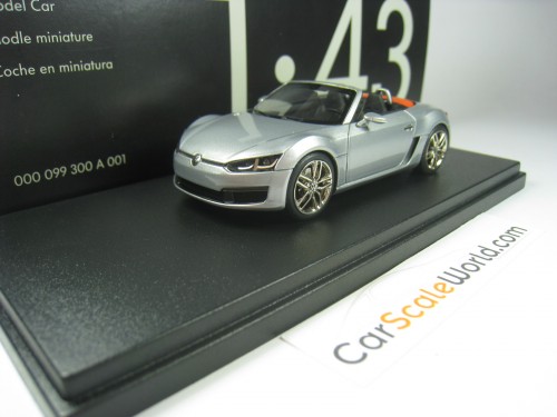 VOLKSWAGEN CONCEPT BLUESPORT 1/43 MR MODELS (SILVER)